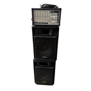 (BRUGT) Behringer & Reef audio PA-set inklusiv stativ